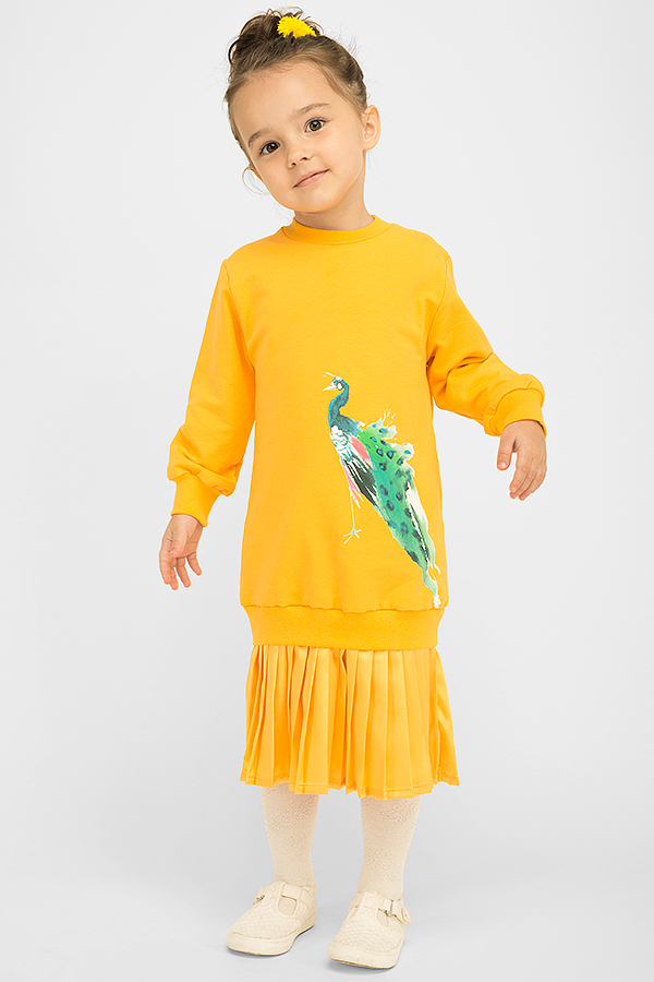 Платье Yellow Peacock